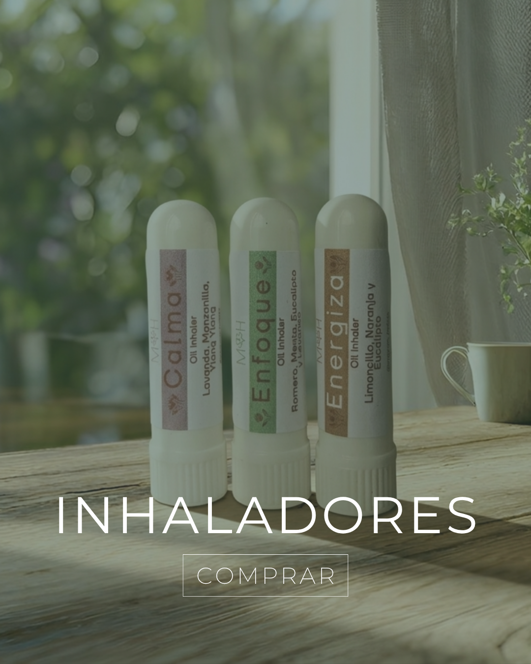 Inhaladores Aromaterápia