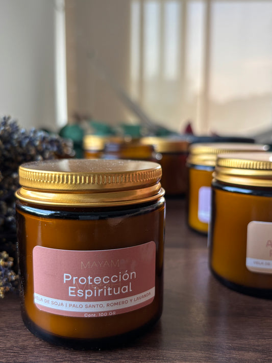 Vela de soja Protección espiritual